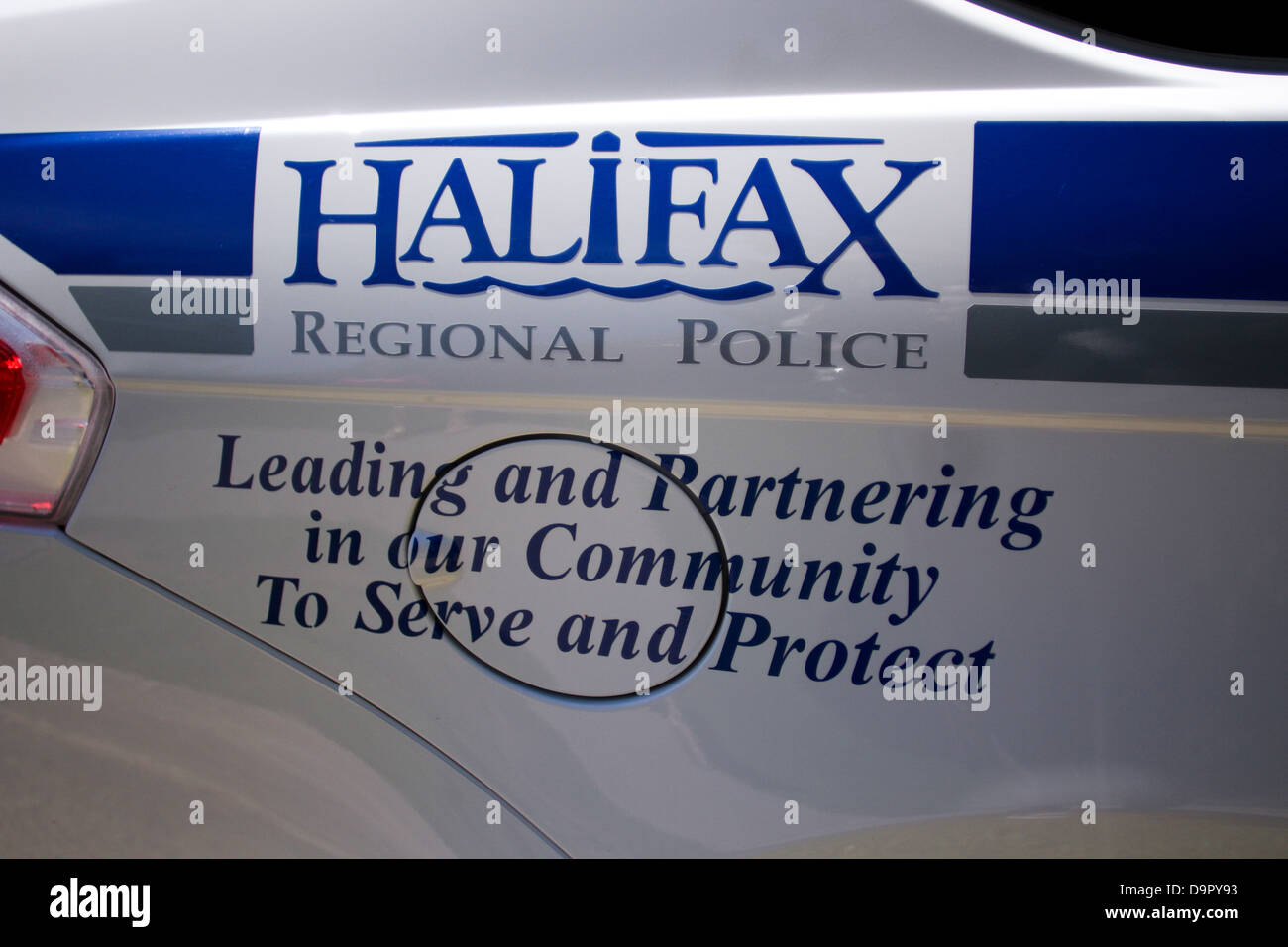 La Police régionale de Halifax est l'un d'un certain nombre d'organismes d'application de la loi opérant dans la municipalité régionale de Halifax Banque D'Images