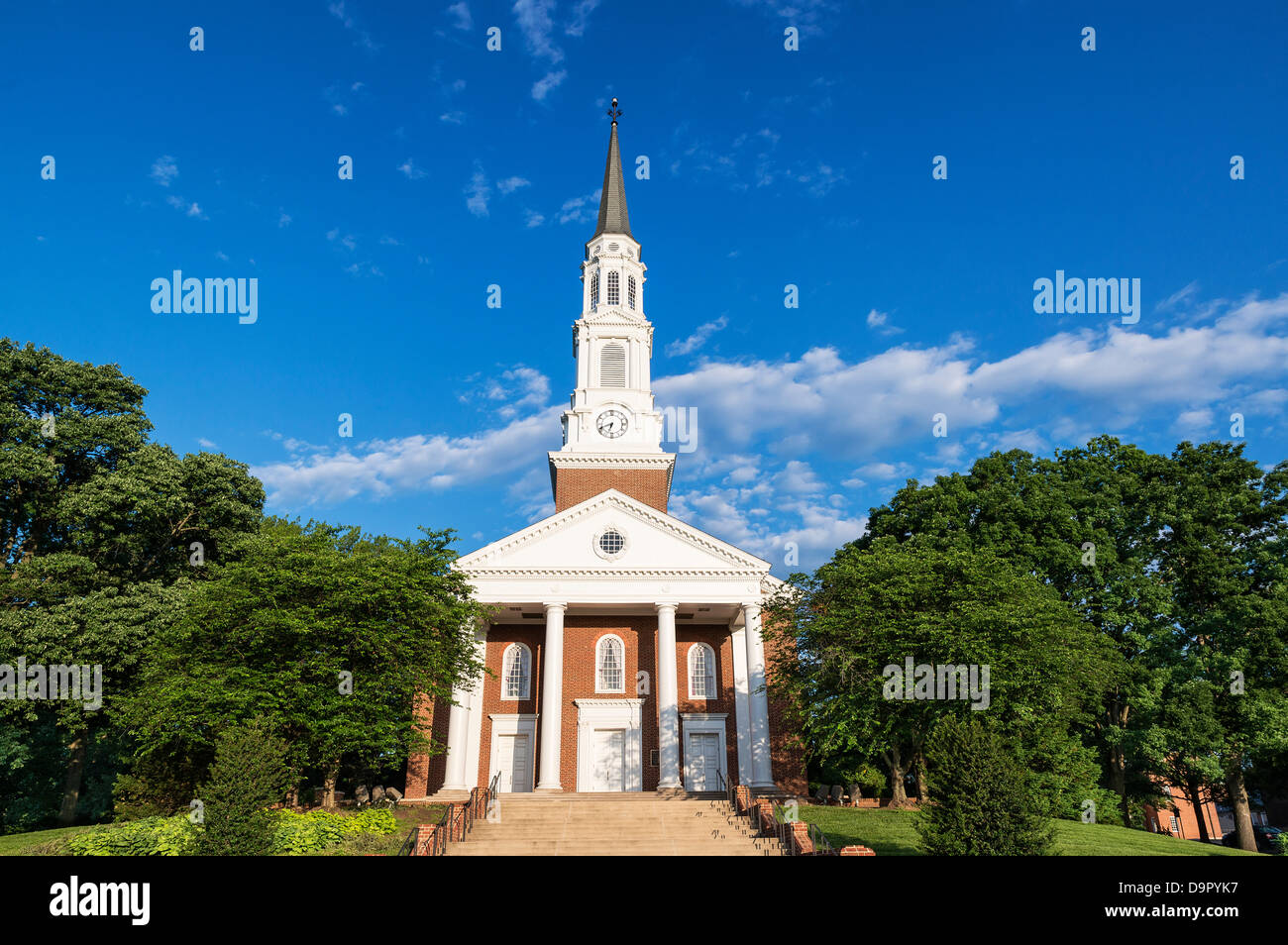 Memorial Chapel, Université du Maryland, College Park, Maryland, USA Banque D'Images
