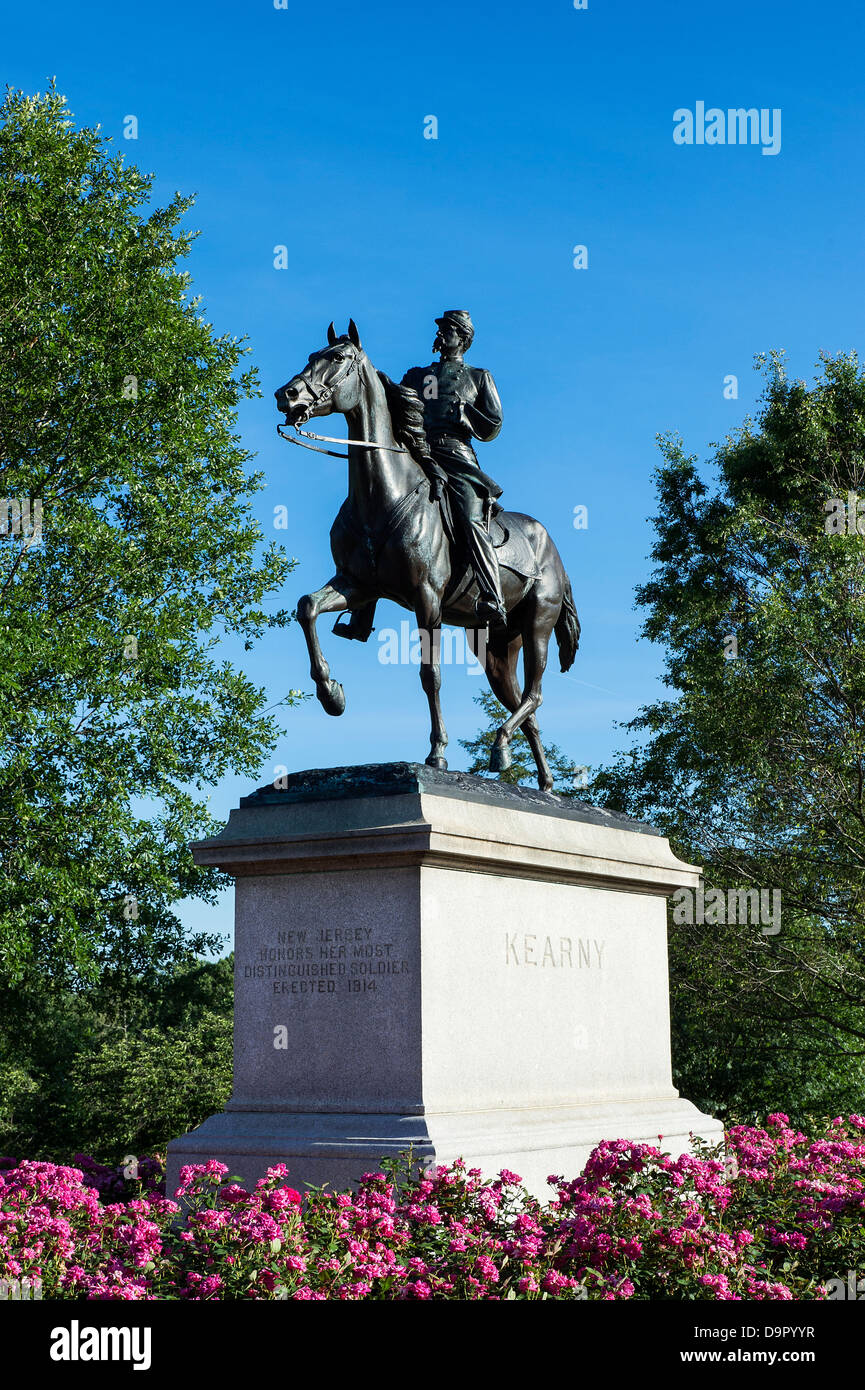 Kearny Memorial, le cimetière d'Arlington, Virginie, États-Unis Banque D'Images