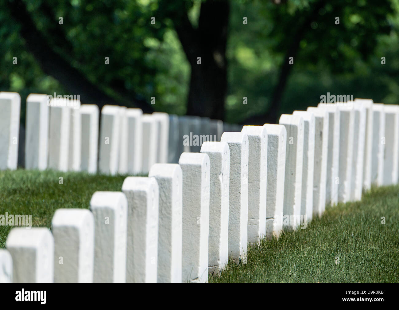 Tombe, le cimetière d'Arlington, Virginie, États-Unis Banque D'Images