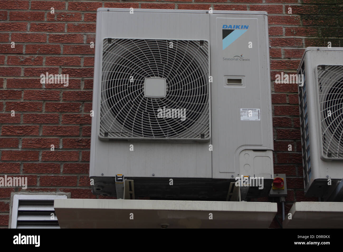 Unités de climatisation monté sur mur. Banque D'Images