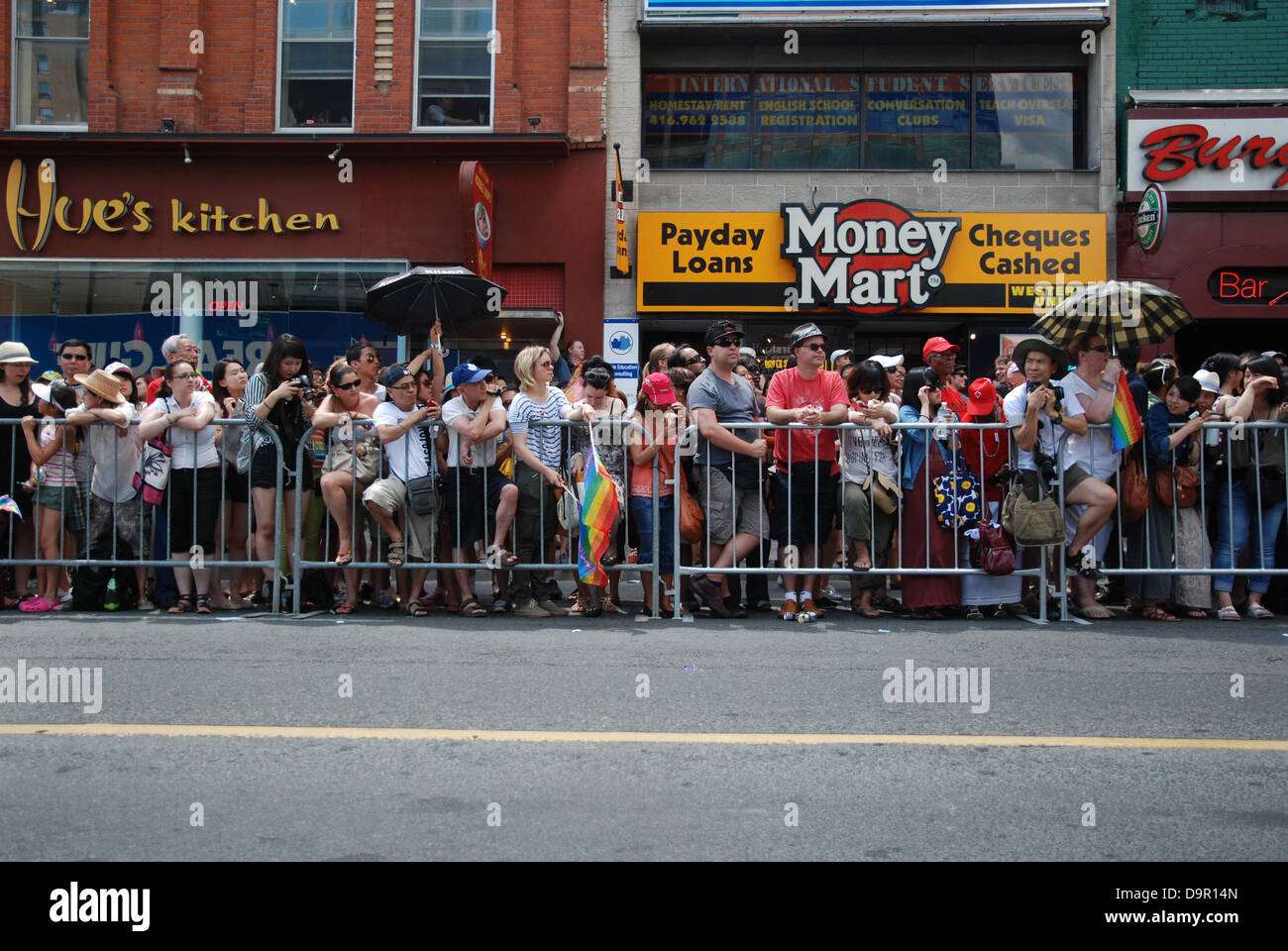 Toronto Pride Parade sur la rue Yonge - 1 juillet 2012 - Toronto Banque D'Images