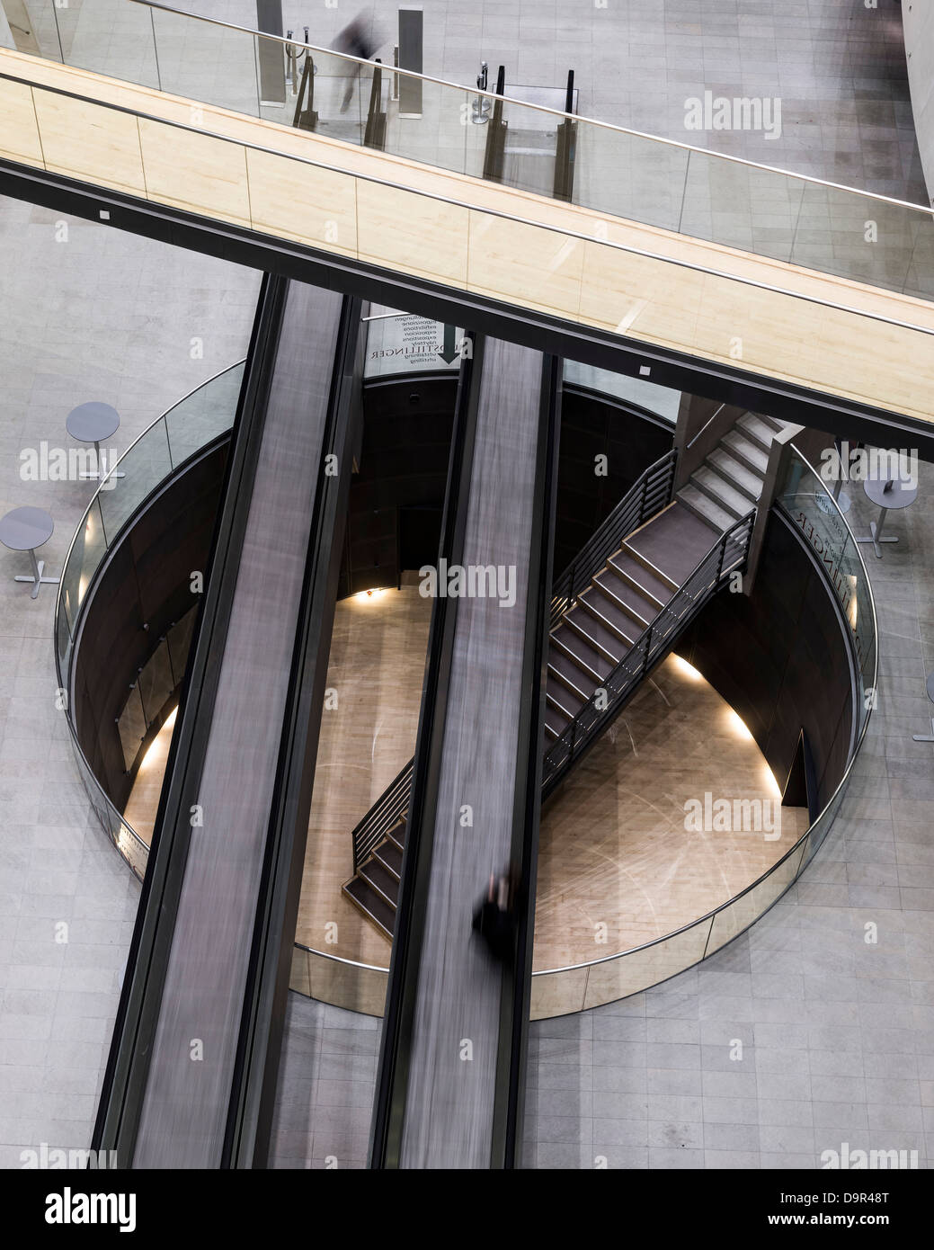 Le Diamant Noir - La Bibliothèque royale du Danemark, copenhague, Danemark, 1999. Banque D'Images