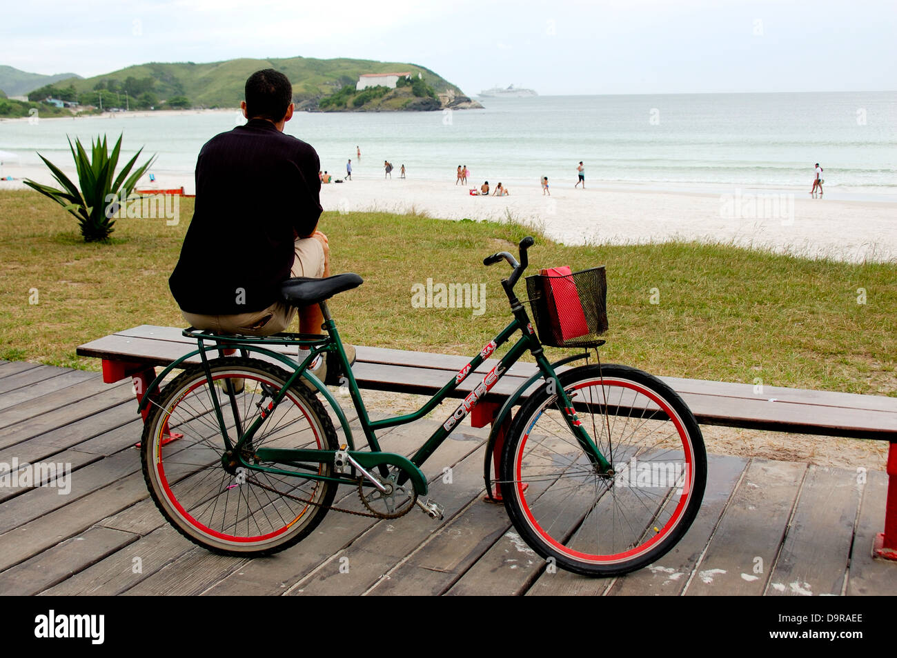 Brésil, Rio de Janeiro, Brazil, Praia do Forte, Fort Beach Banque D'Images