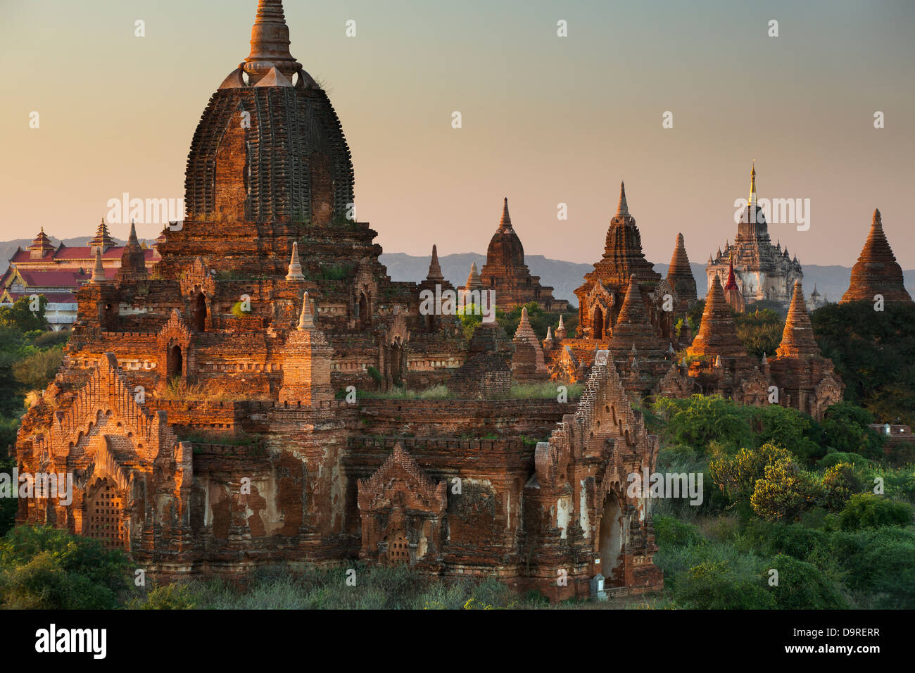 Les Temples de Bagan, Myanmar (Birmanie) Banque D'Images