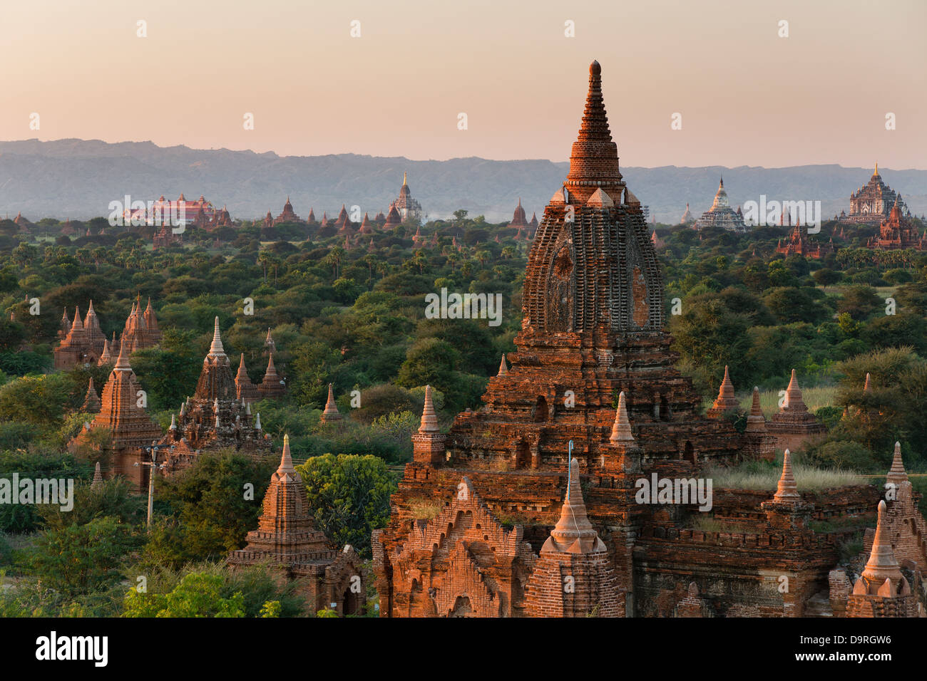 Les Temples de Bagan, Myanmar (Birmanie) Banque D'Images