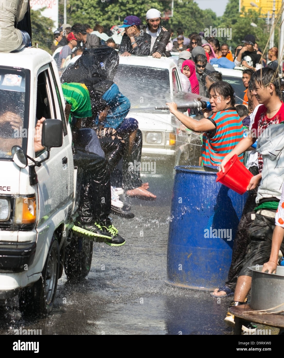 Fête de l’eau Banque D'Images