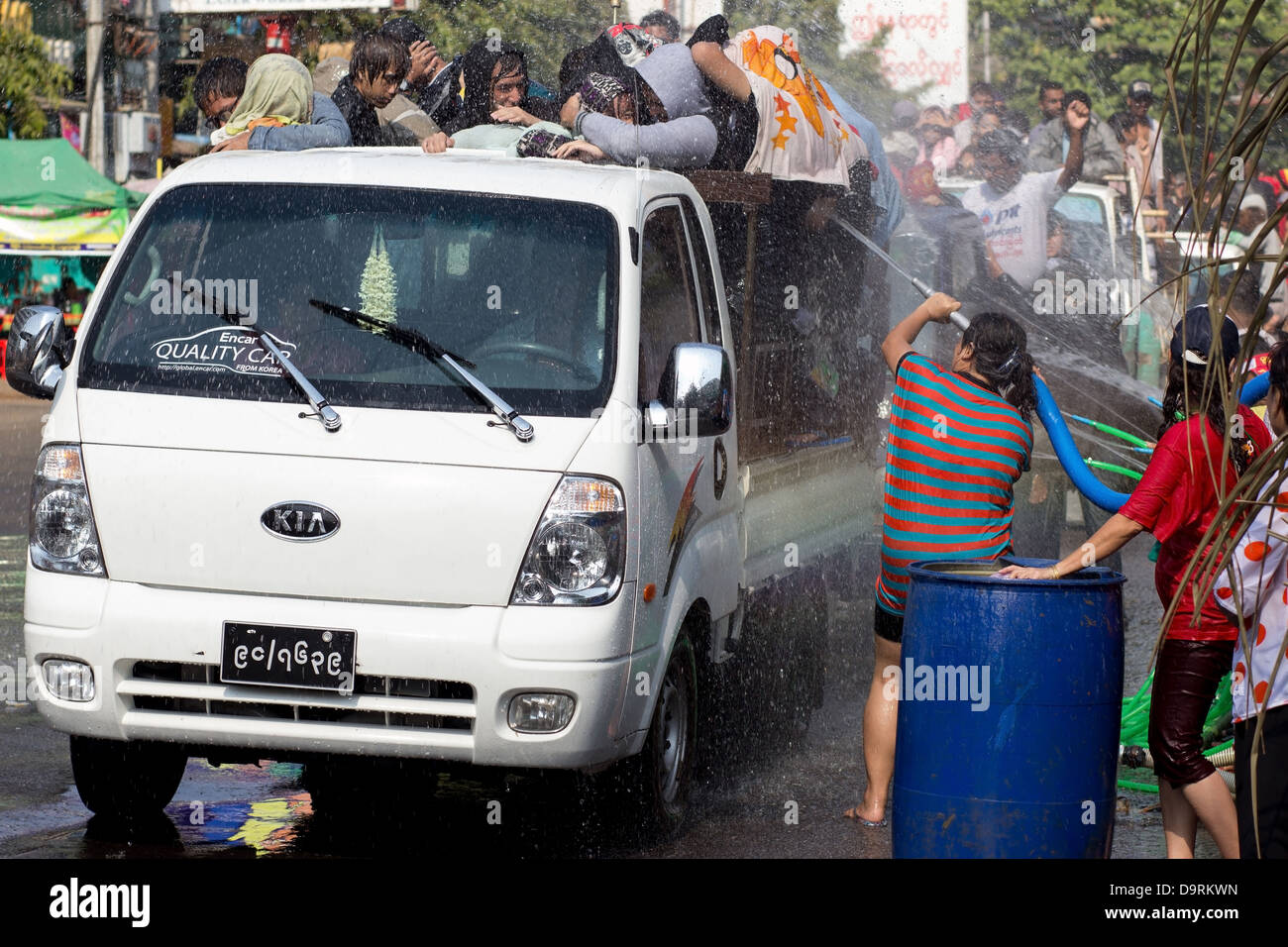 Fête de l’eau Banque D'Images
