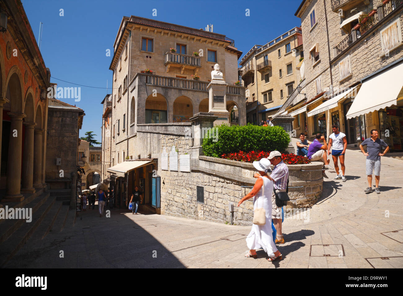 San Marino en Italie. Banque D'Images