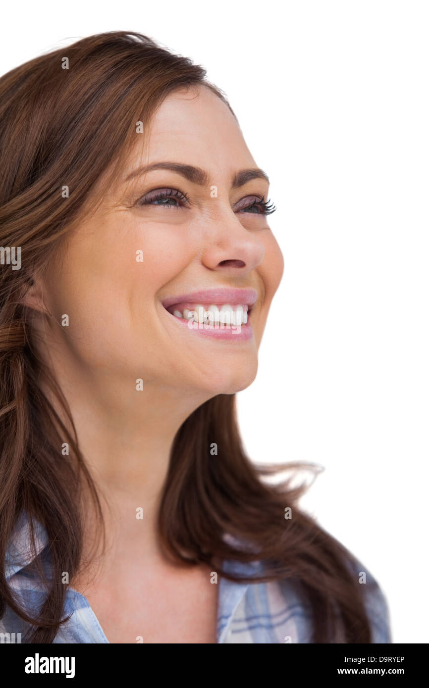 Portrait of a smiling woman Banque D'Images