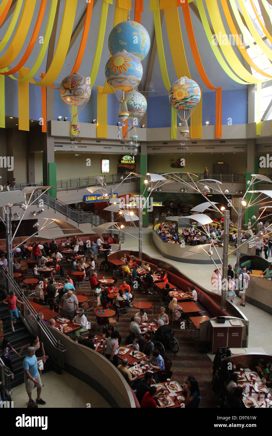 L'attraction terrestre au Centre Epcot, Disney World. Banque D'Images