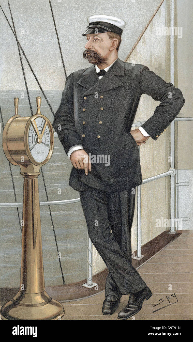 Albert I (le premier) Prince de Monaco 1848-1871 Banque D'Images