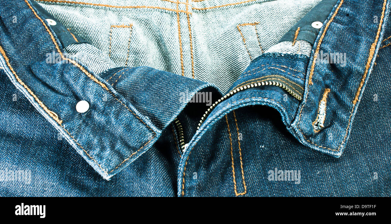 Les hommes jeans. Jean avec une fermeture éclair Photo Stock - Alamy