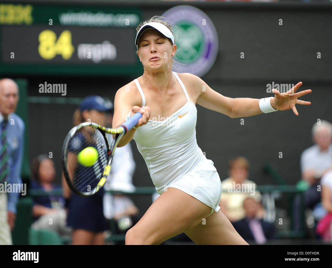 Eugénie BOUCHARD CANADA LE ALL ENGLAND TENNIS CLUB WIMBLEDON Londres Angleterre 26 Juin 2013 Banque D'Images