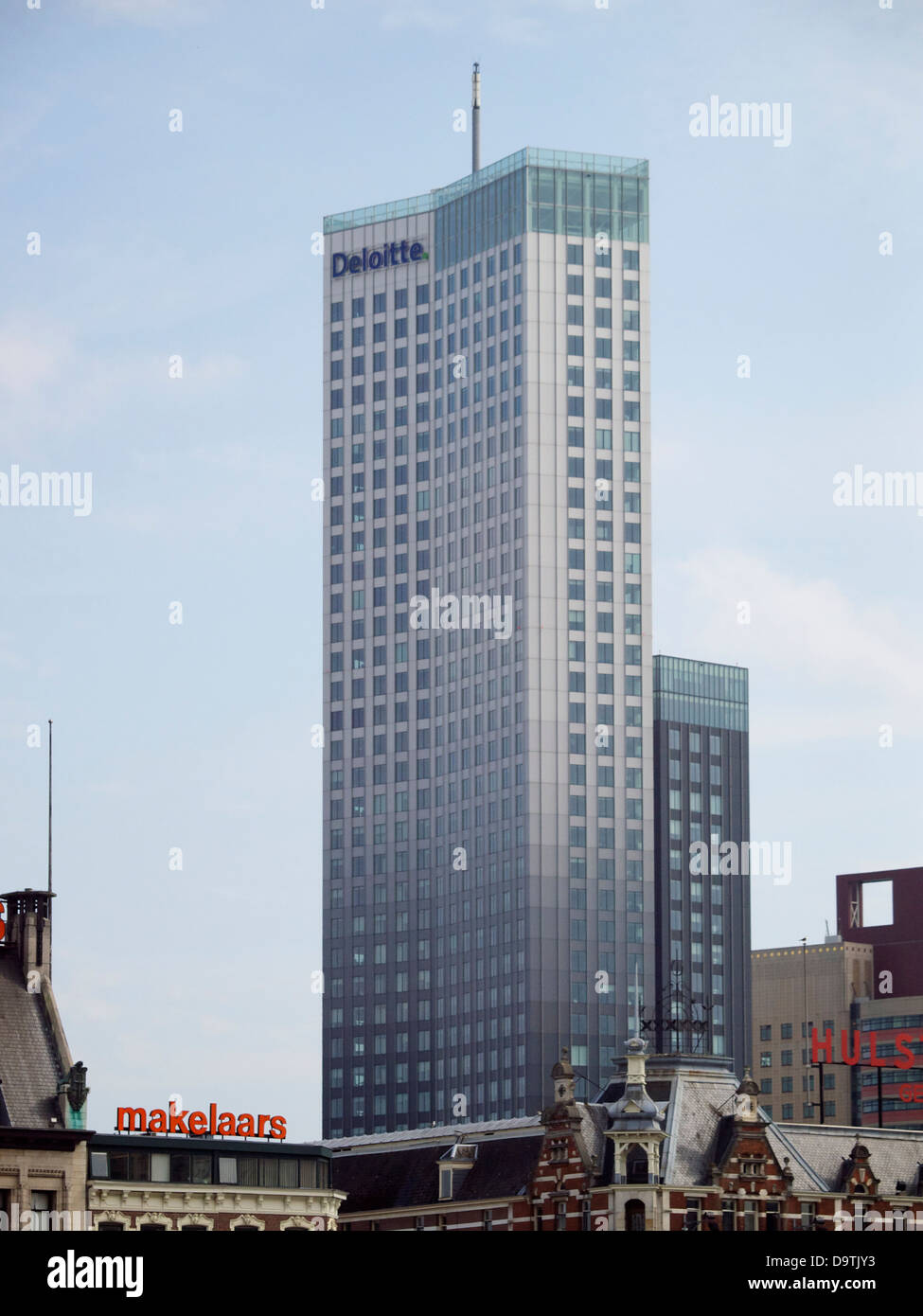 Tour de bureaux de Deloitte, Rotterdam, Pays-Bas Banque D'Images