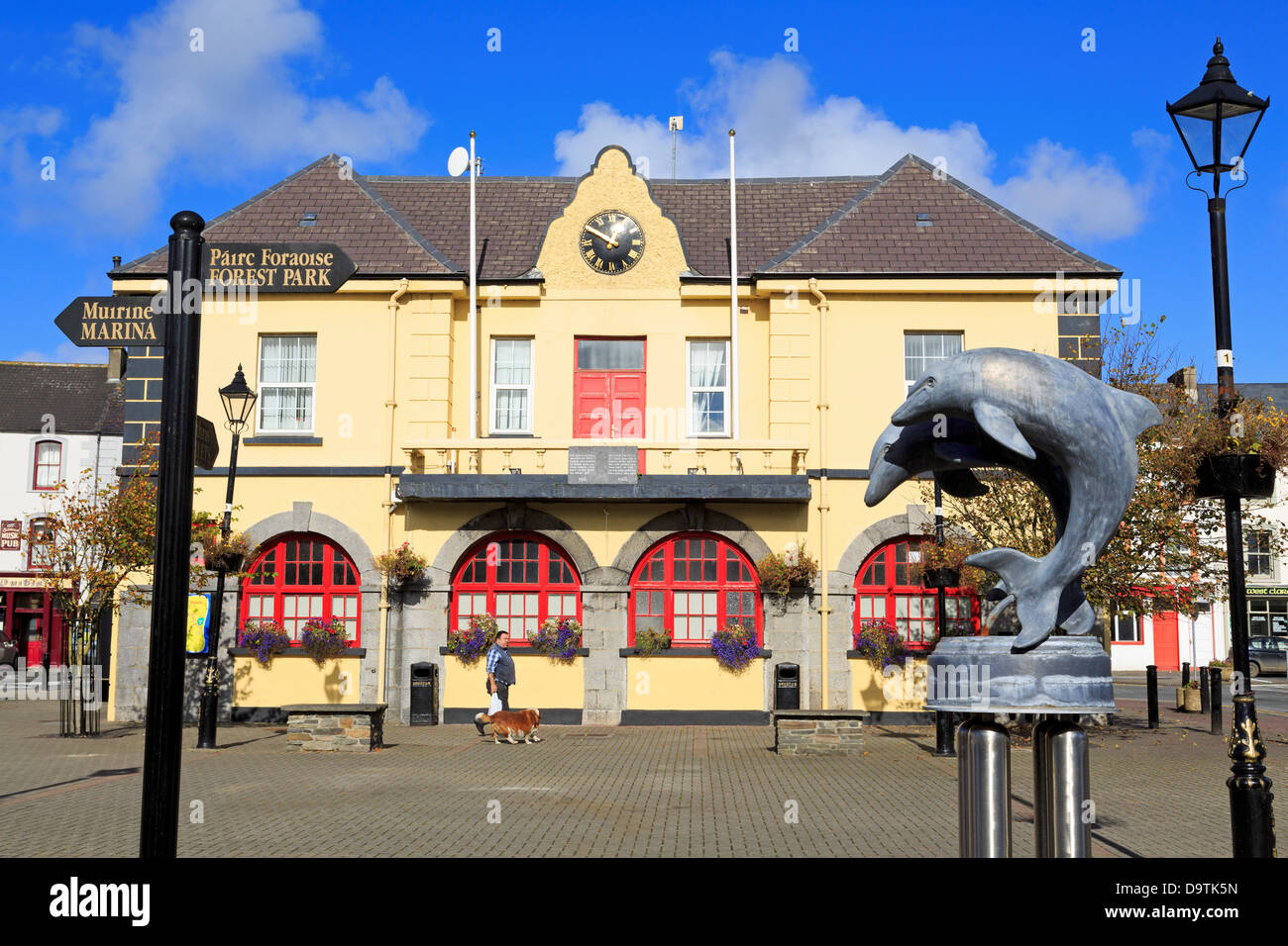 L'Irlande, le comté de Clare, Munster, l'Hôtel de ville de Kilrush Banque D'Images