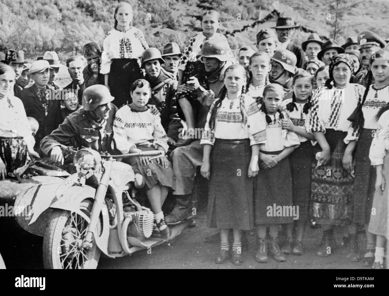 Avec l'invasion de la Pologne par la Wehrmacht allemande le 1 septembre 1939, qui était contraire au droit international, le Reich allemand a commencé la deuxième Guerre mondiale. Fotoarchiv für Zeitgeschichte Banque D'Images