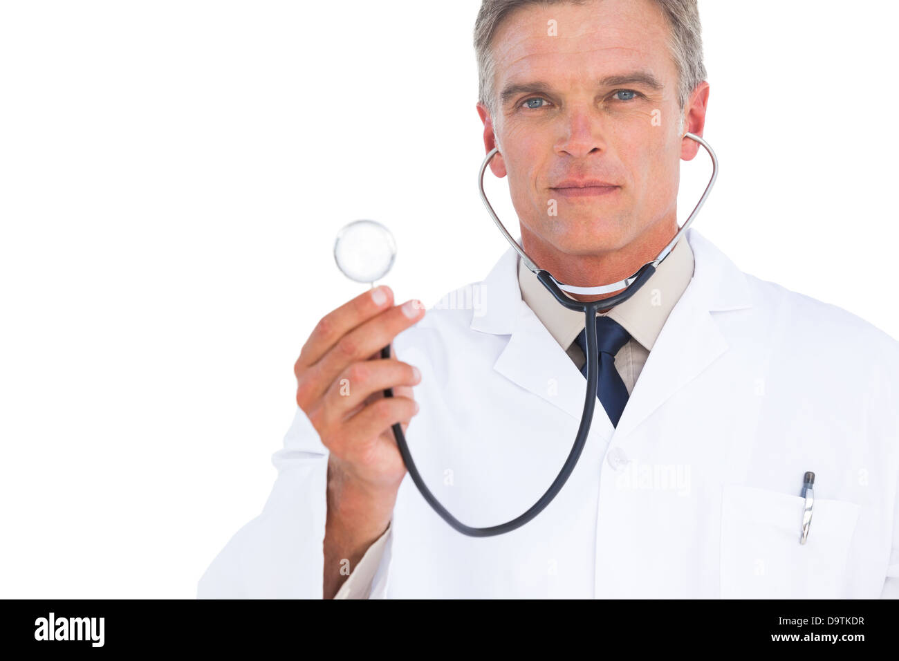 Doctor with stethoscope Banque D'Images