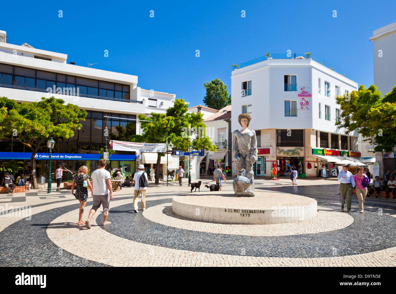 Praça Gil Eannes Lagos Algarve Portugal Europe de l'UE Banque D'Images