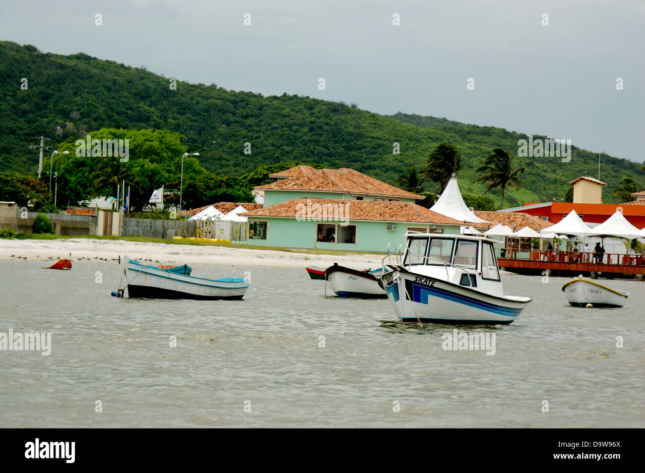 Brésil, Rio de Janeiro, Brazil, Praia do Forte, Fort Beach Banque D'Images