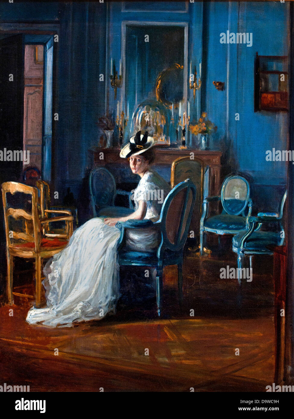 Le Boudoir Bleu - le Boudoir Bleu 1905 Jacques Emile Blanche 1862-1941 France Banque D'Images