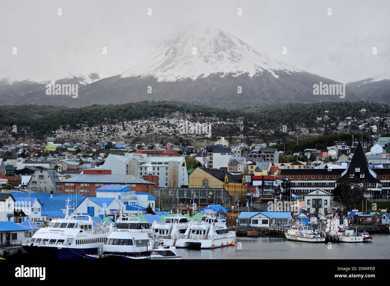 L'antarctique, Ushuaia, porte de continent blanc Banque D'Images