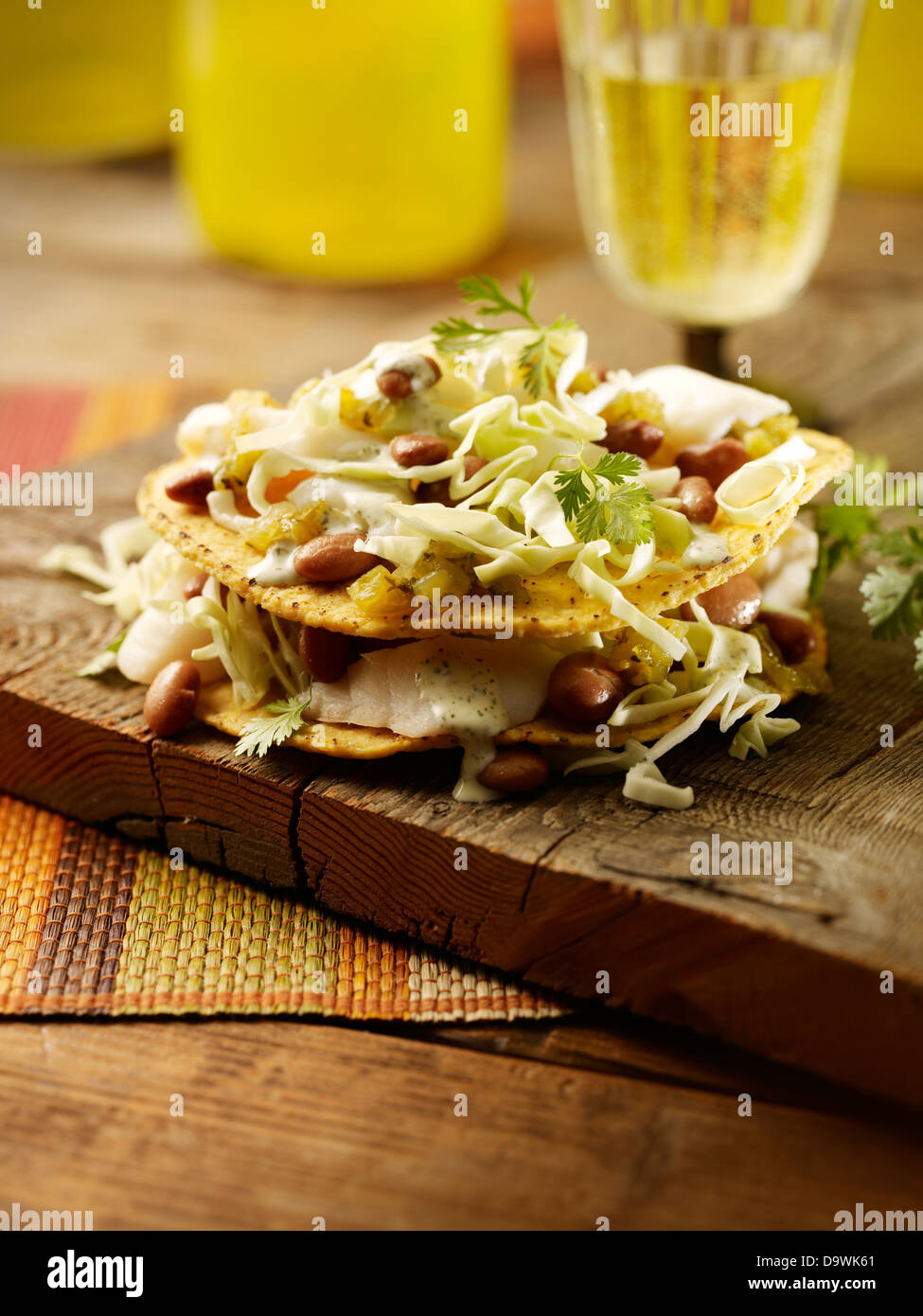 tacos de Crunch Banque D'Images