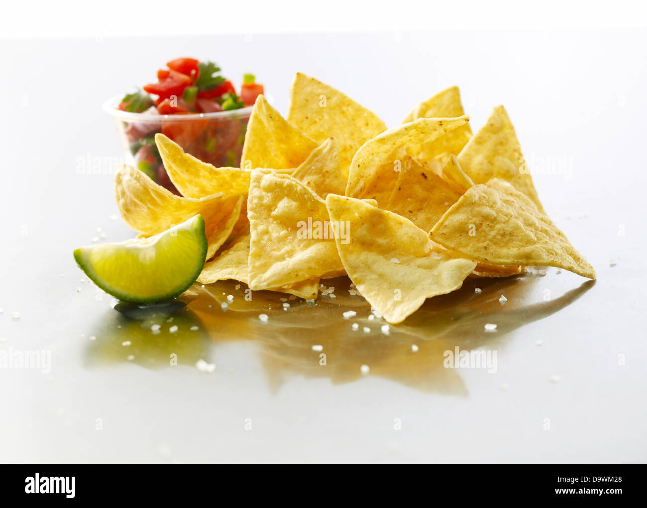 chips et salsa Banque D'Images