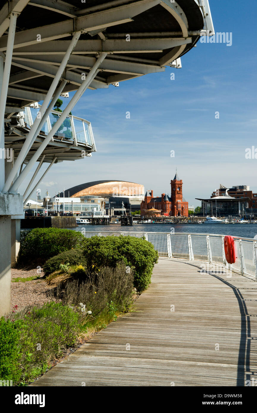 Bâtiment victorien pierhead cadiff bay au Pays de Galles Banque D'Images