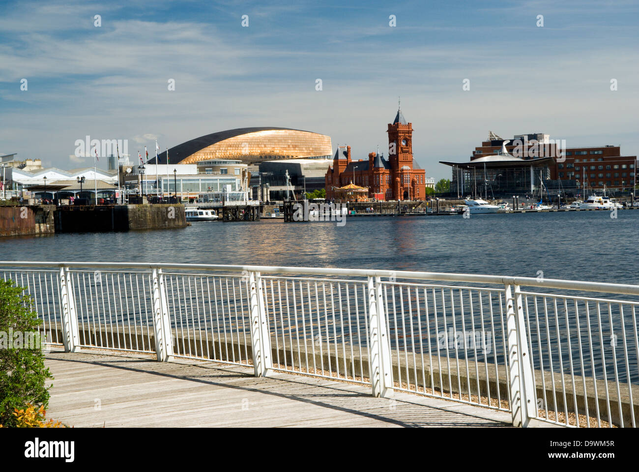 Bâtiment victorien pierhead cadiff bay au Pays de Galles Banque D'Images