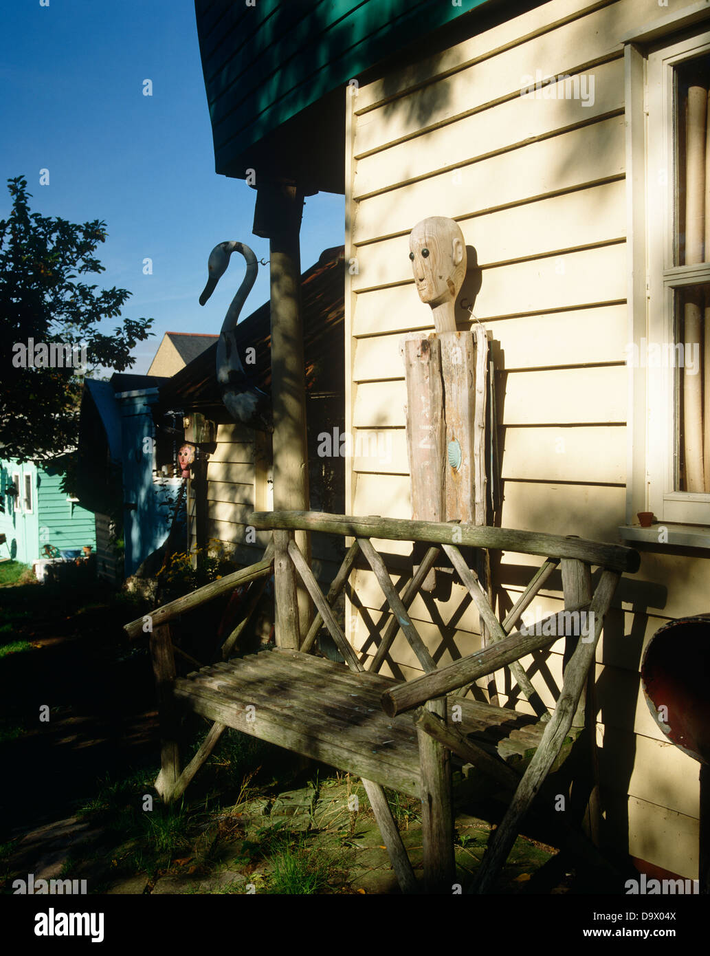 Banc En Bois Rustique Banque De Photographies Et D Images A Haute Resolution Alamy