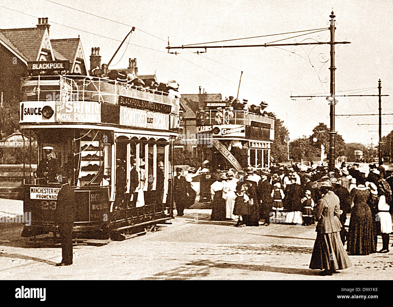 St Anne's Place le début des années 1900 Banque D'Images