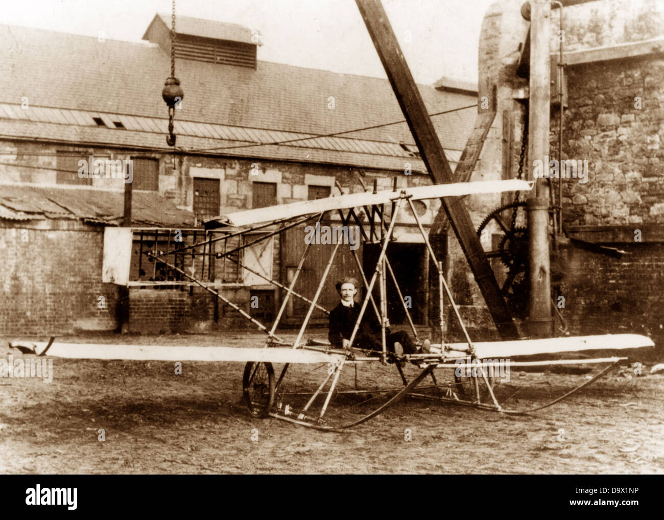 Planeur n° 1 Walton début des années 1900 Banque D'Images