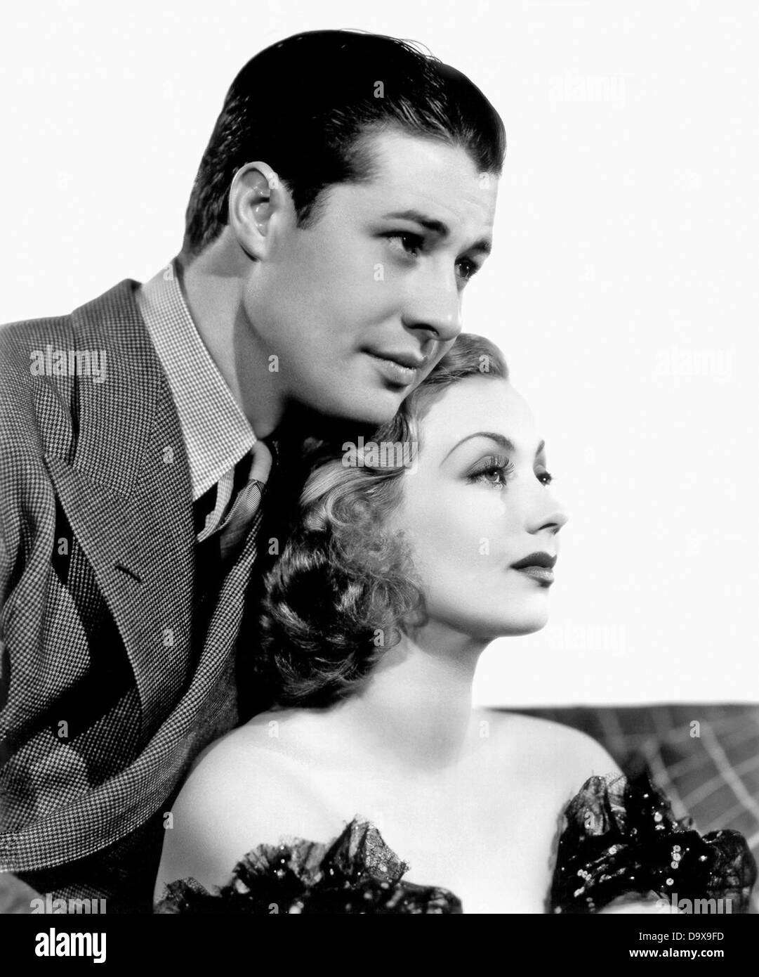 Les routes EN VILLE 1937 50 20th Century Fox Film avec Ann Sothern et Don Ameche Banque D'Images