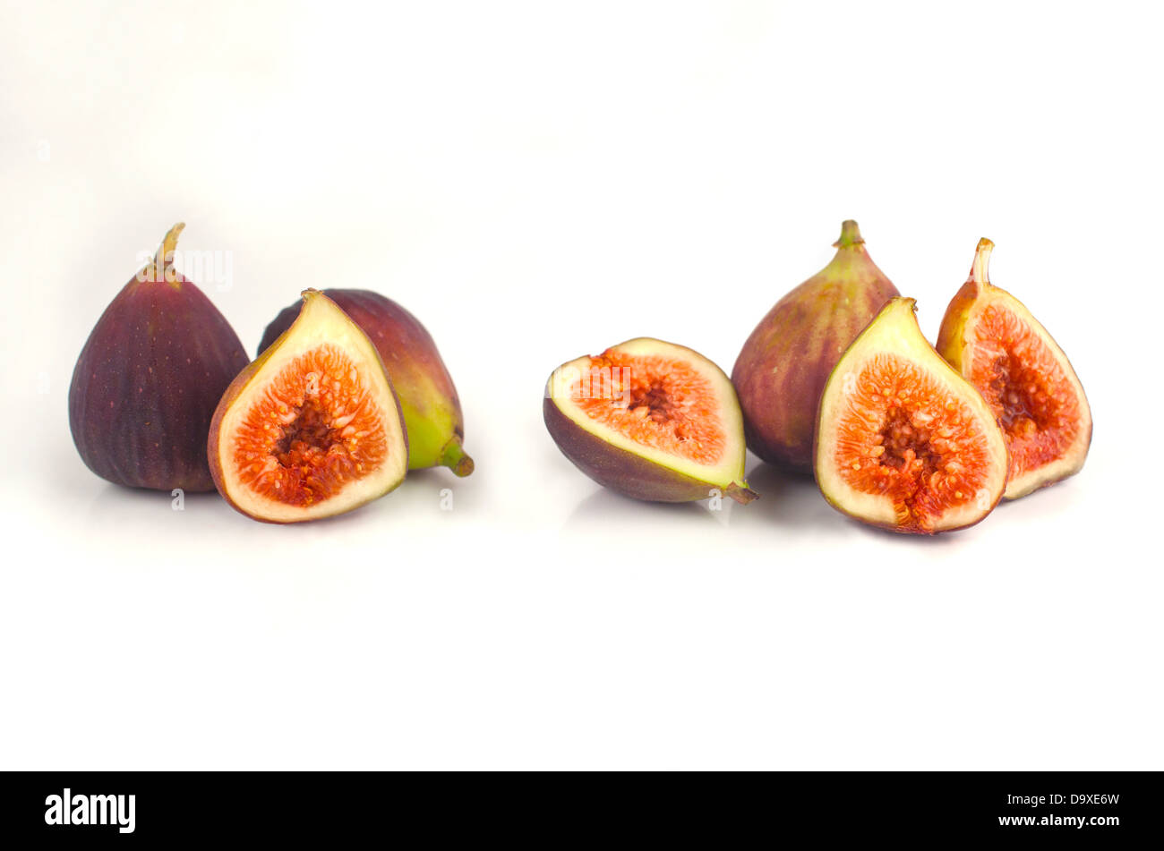 Couper les figues Banque D'Images