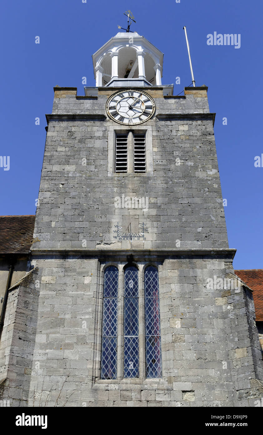 L'église St Thomas, Lymington, Hampshire, England, UK, FR. Banque D'Images