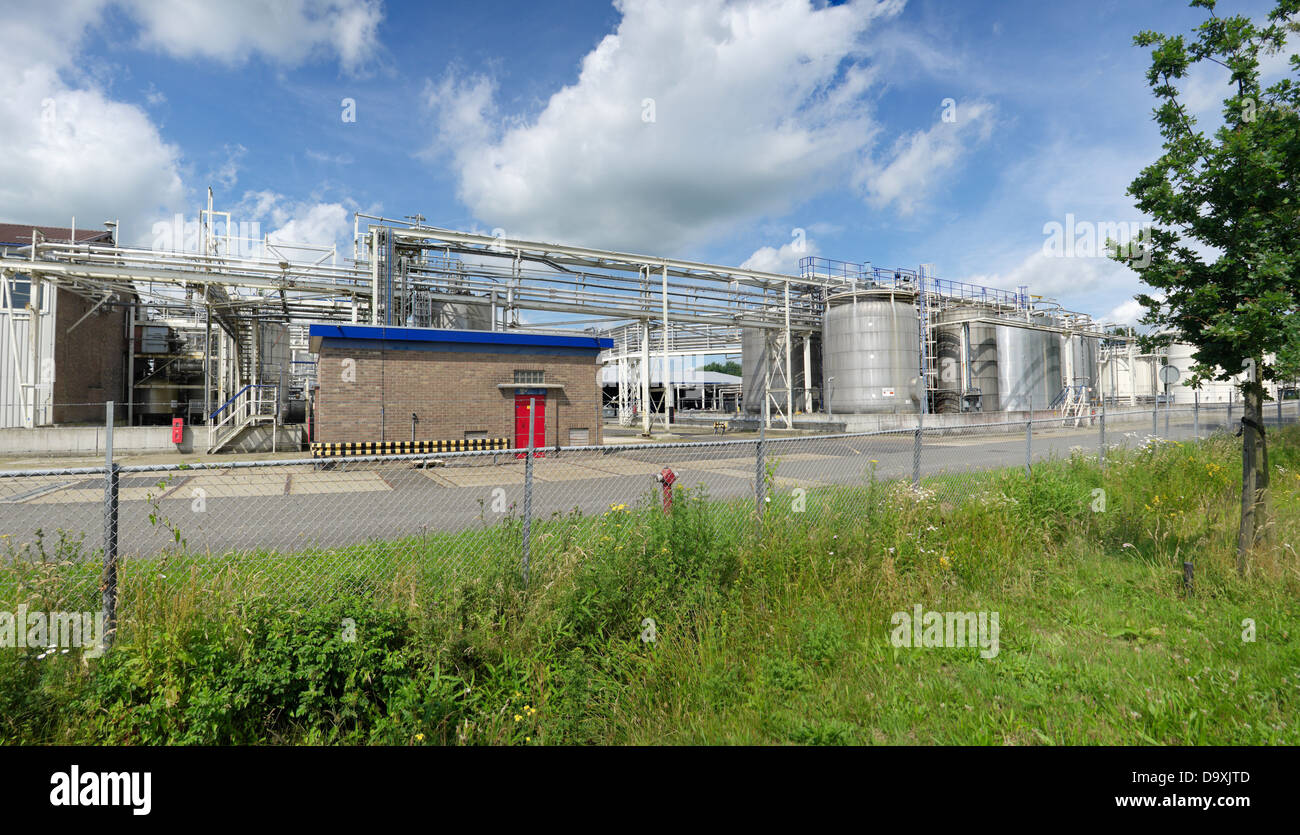 Usine chimique de Drenthe, Pays-Bas Banque D'Images