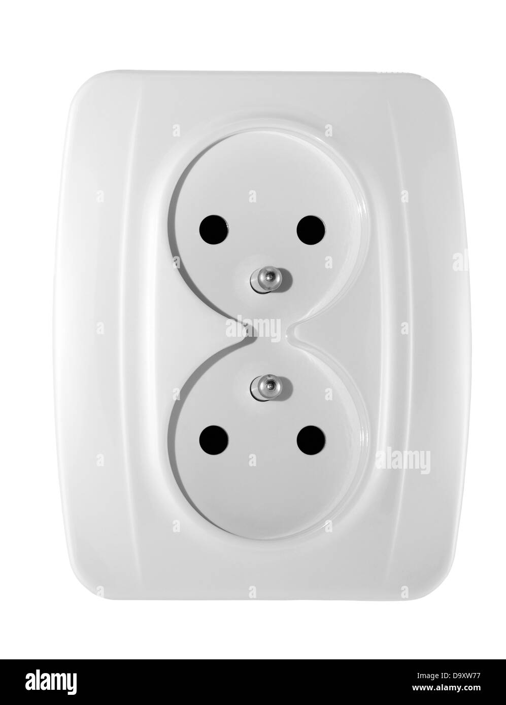 Electric outlet with clipping path Banque D'Images