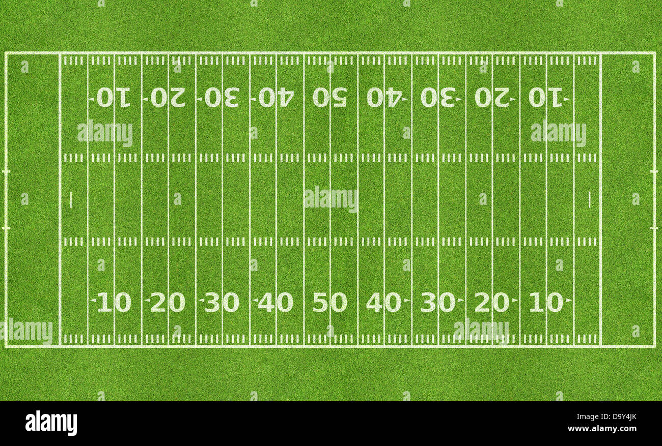 American football field Banque D'Images