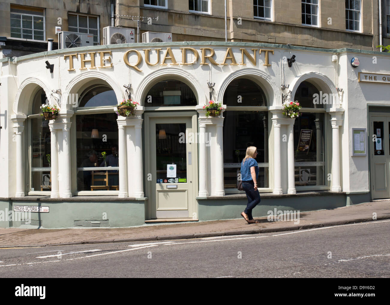 Le quadrant pub, une banlieue aisée de Clifton Bristol England UK Banque D'Images