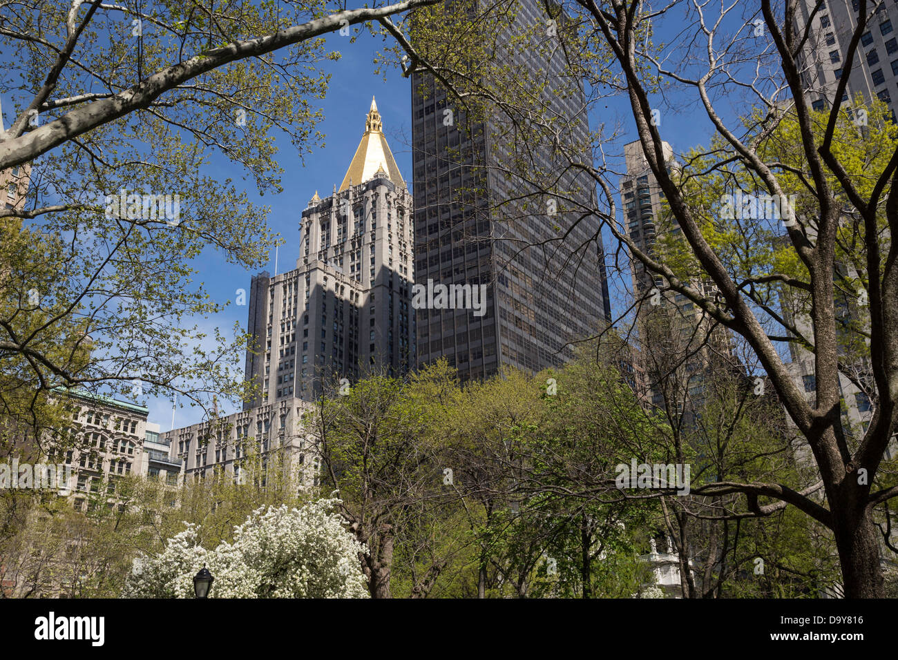 Skyline autour de Madison Square Park, NYC Banque D'Images