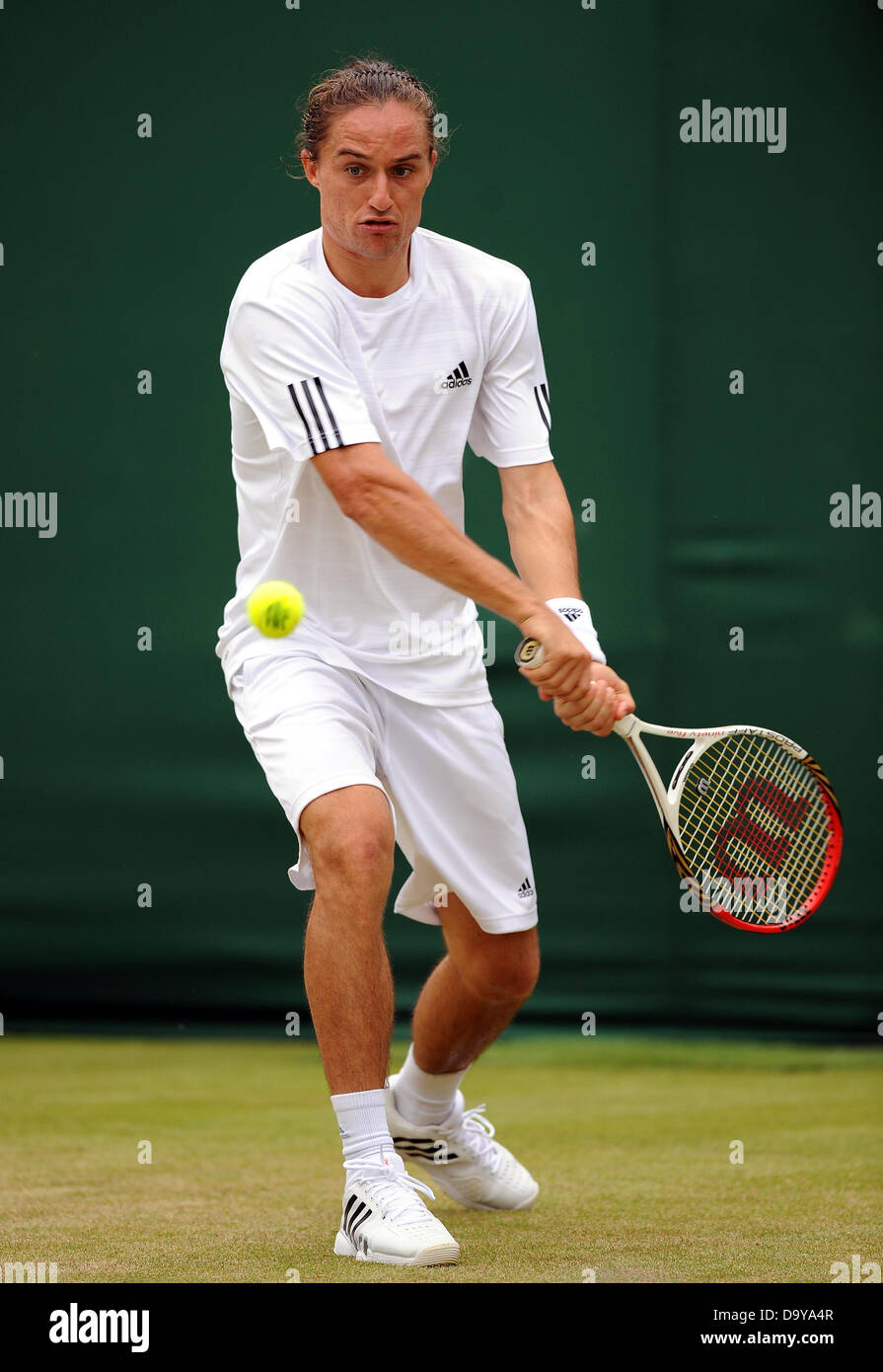 ALEXANDR DOLGOPOLOV UKRAINE LE ALL ENGLAND TENNIS CLUB WIMBLEDON Londres Angleterre 28 Juin 2013 Banque D'Images