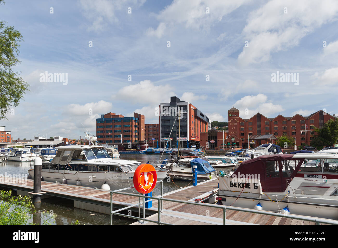 - Lincoln Brayford Pool, Lincoln, Lincolnshire, Royaume-Uni, Europe Banque D'Images