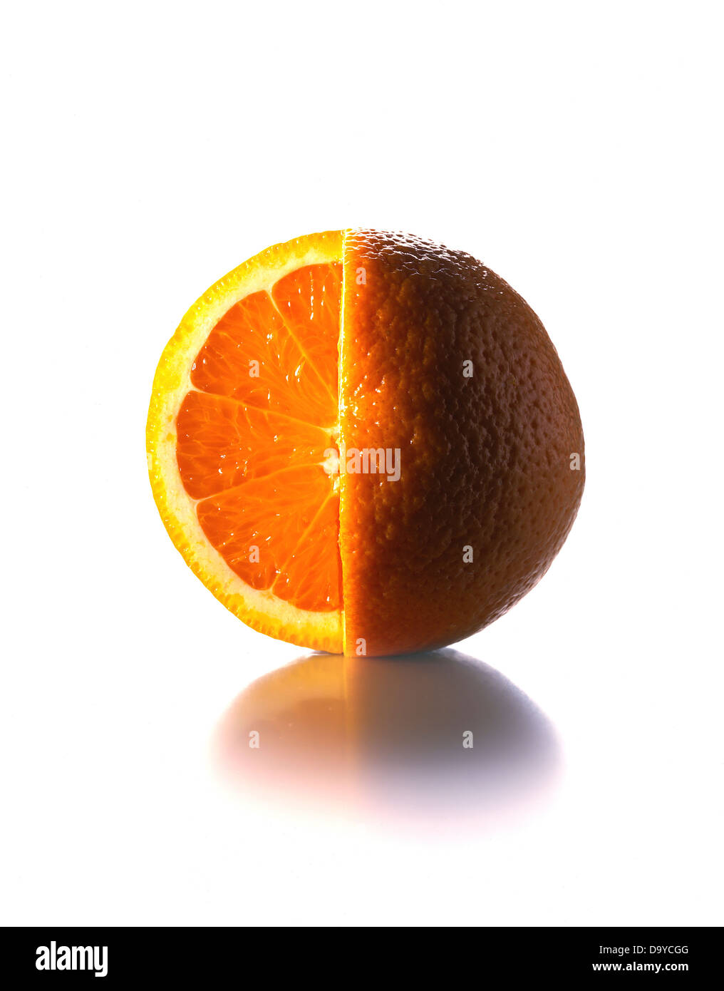 Orange Three-Quarter Banque D'Images