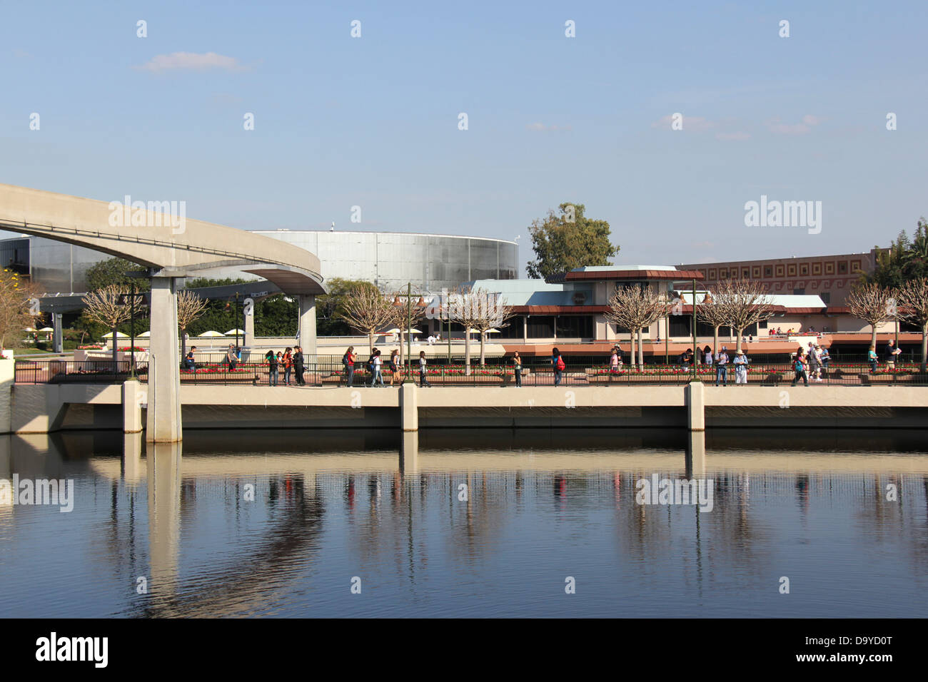 Vue générale du Centre Epcot, Disney World, Orlando, Floride. Pour un usage éditorial uniquement. Banque D'Images