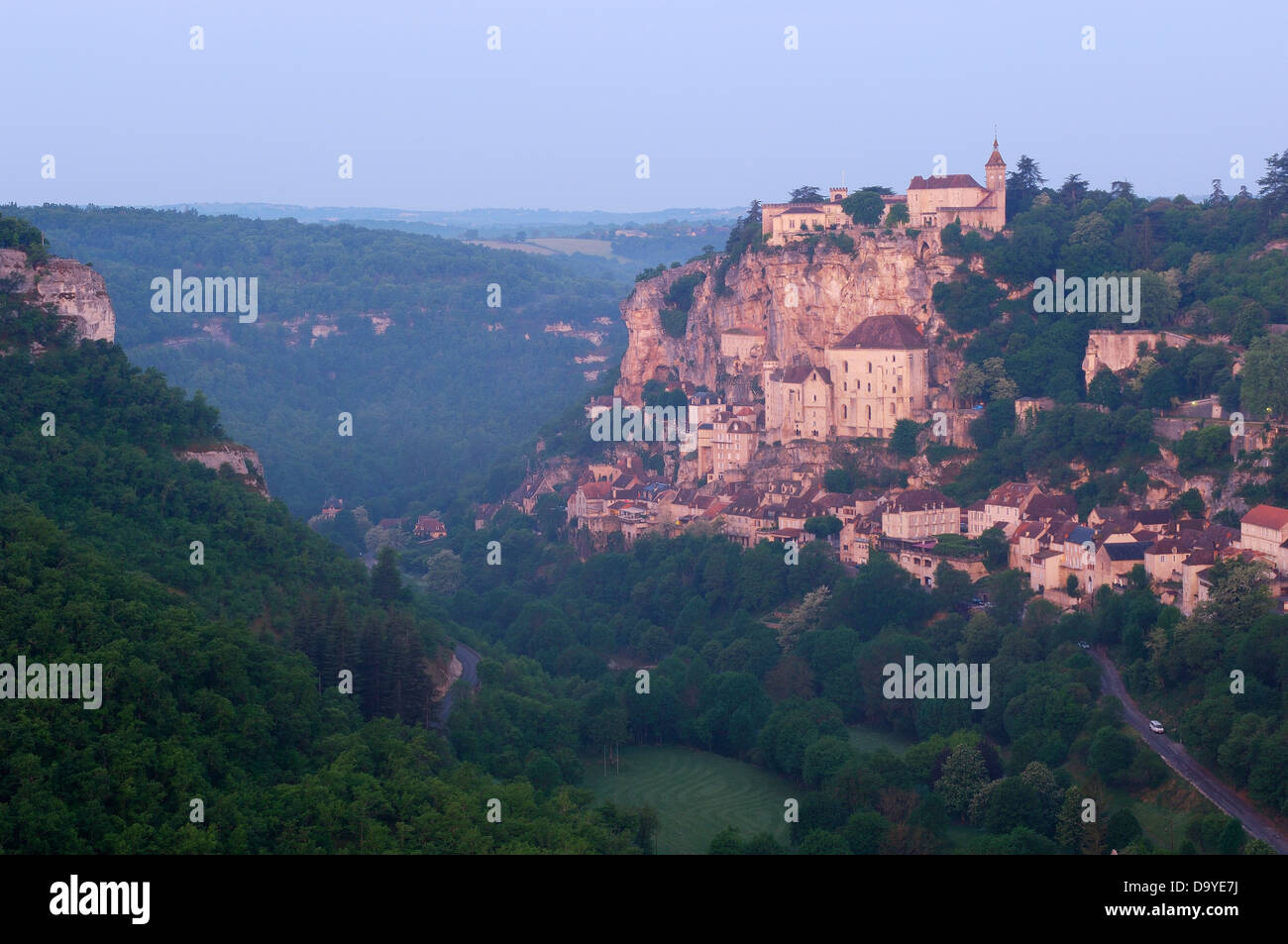 Rocamadour, Région Midi-Pyrénées, département du Lot, France, Europe Banque D'Images