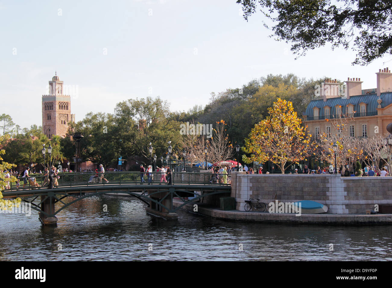 World Showcase d'Epcot Center, Disney World, Orlando, Floride. Pour un usage éditorial uniquement. Banque D'Images