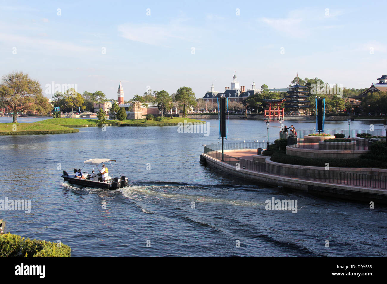 World Showcase d'Epcot Center, Disney World, Orlando, Floride. Pour un usage éditorial uniquement. Banque D'Images