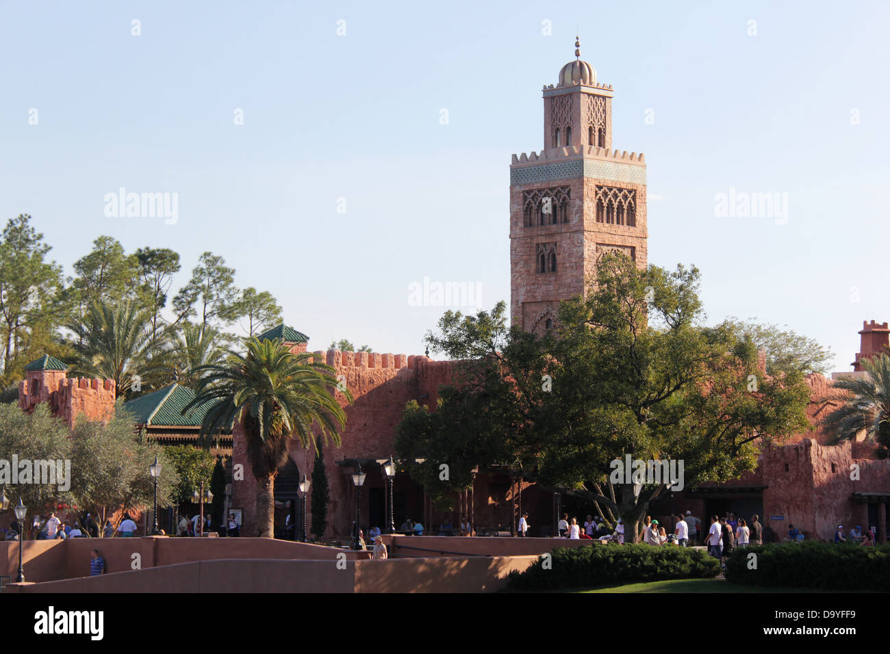 World Showcase d'EPCOT Center, Maroc Pavilion, parcs de Disney World, Orlando, Floride. Pour un usage éditorial uniquement. Banque D'Images
