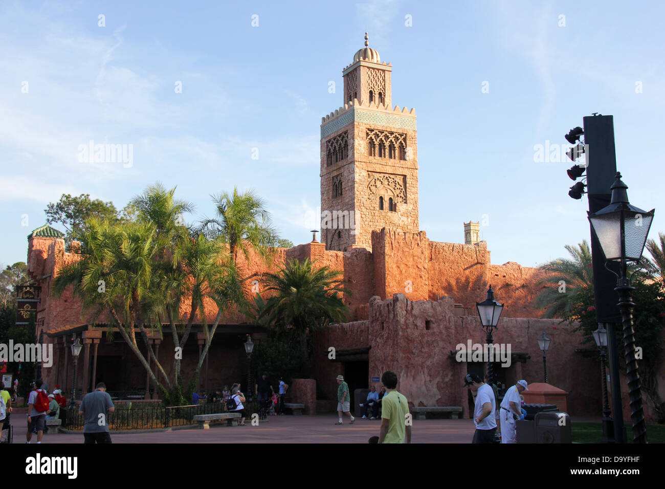 World Showcase d'EPCOT Center, Maroc Pavilion, parcs de Disney World, Orlando, Floride. Pour un usage éditorial uniquement. Banque D'Images
